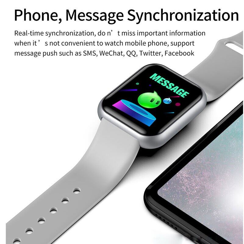 Sartwatch Uoo ilitare con Chiaate Bluetooth, 1.39 HD Orologio