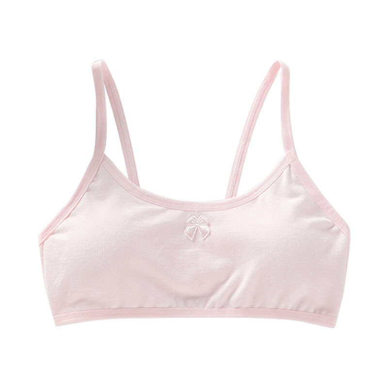 LJMOFA 7-14Y Girls Bra-Soft Cotton Teenage Comfortable Young Girl ...