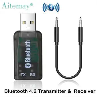 Aitemay Mini Car Wireless Usb Bluetooth Music Audio Stereo