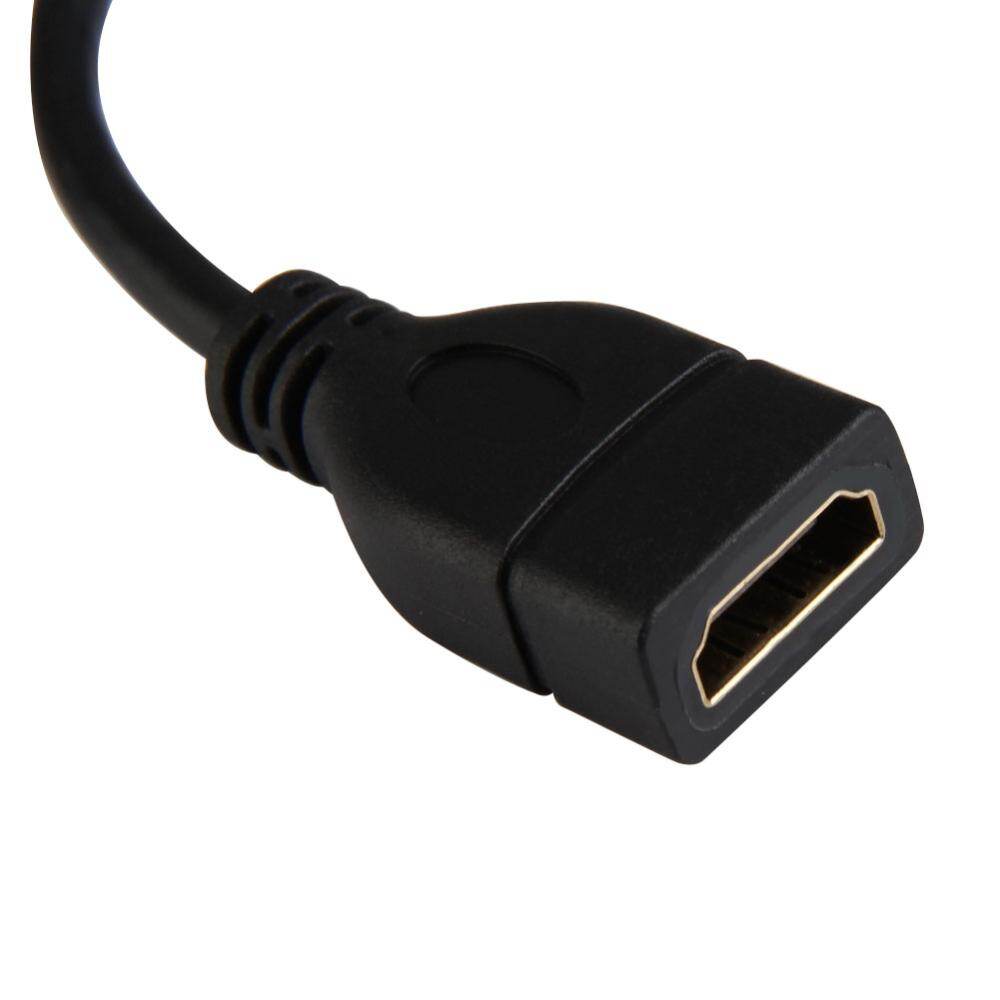 Micro HDMI-compatible Male D to HDMI-compatible Female A Jack Adapter Cable