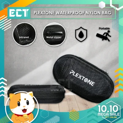 Plextone Portable Waterproof Nylon Pouch Storage Bag for Earphones Headsets