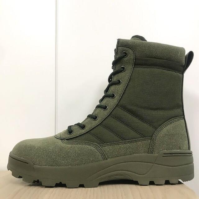 US Hot Sale Tactical Mens Boots Ultrallight Outdoor Botas Hombre SWAT Training Army Boot Men Breathable Mesh Hiking Desert Boots