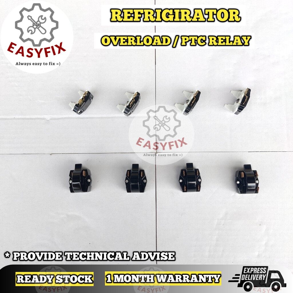 (GRADE A) REFRIGERATOR OVERLOAD / PTC RELAY Refrigerator OVERLOAD PETI