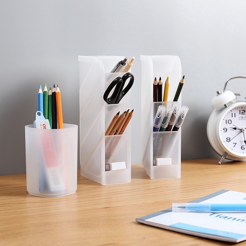 Muji Style Grid Desktop Storage Multi-function Box Desk Pen