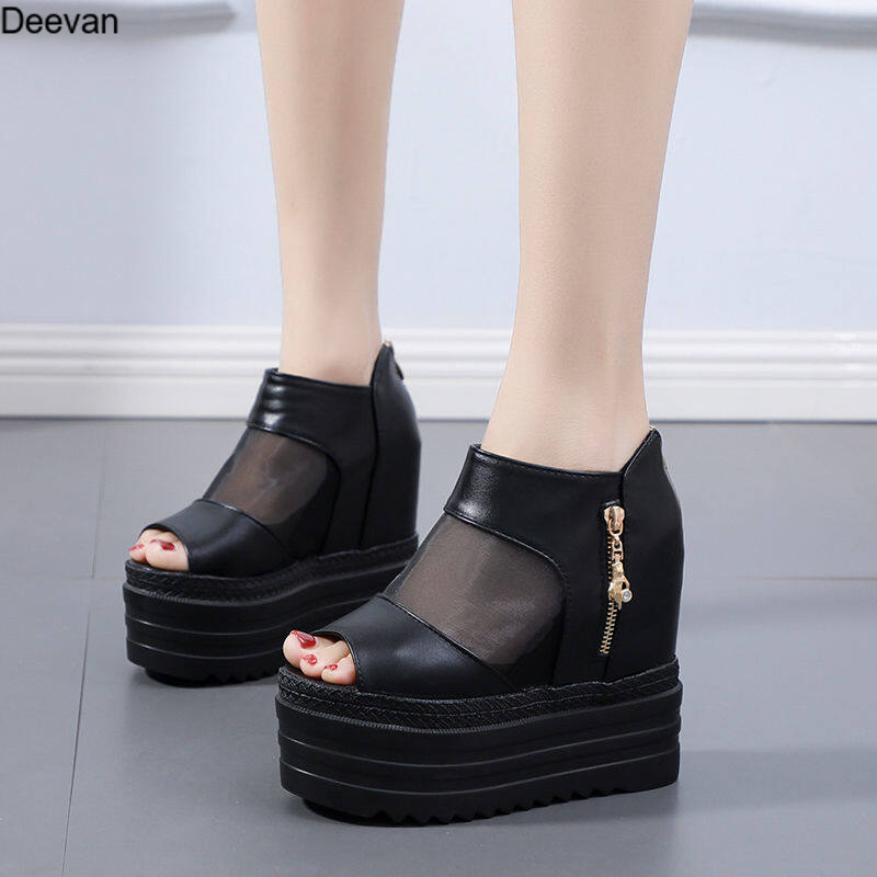 Deevan 1591774321 Dép đế xuồng dép đế xuồng sandal đế xuồng dép xuồng dép xinh cho nữ dép cao đế xuồng nhẹ dép đế xuồng cao 5 phân giày đế xuồng 7 phân dép xuồng nữ giày lười nữ hàn quốc dep đe xuong nữ cao 022113