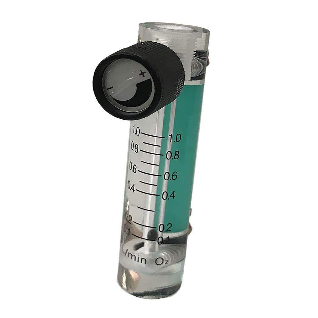 Baoblaze Adjustable Flow Meter 1-15LPM Gas Flowmeter for Oxygen Air Gas Conectrator