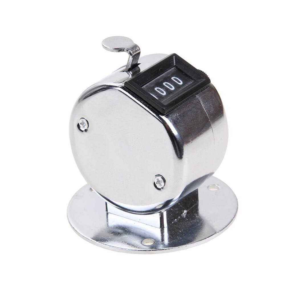 Digital Hand Tally Counter 4 Digit Number Manual Counting Golf Clicker
