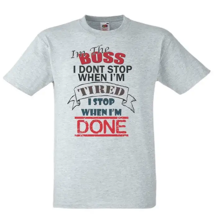 grey boss t shirt