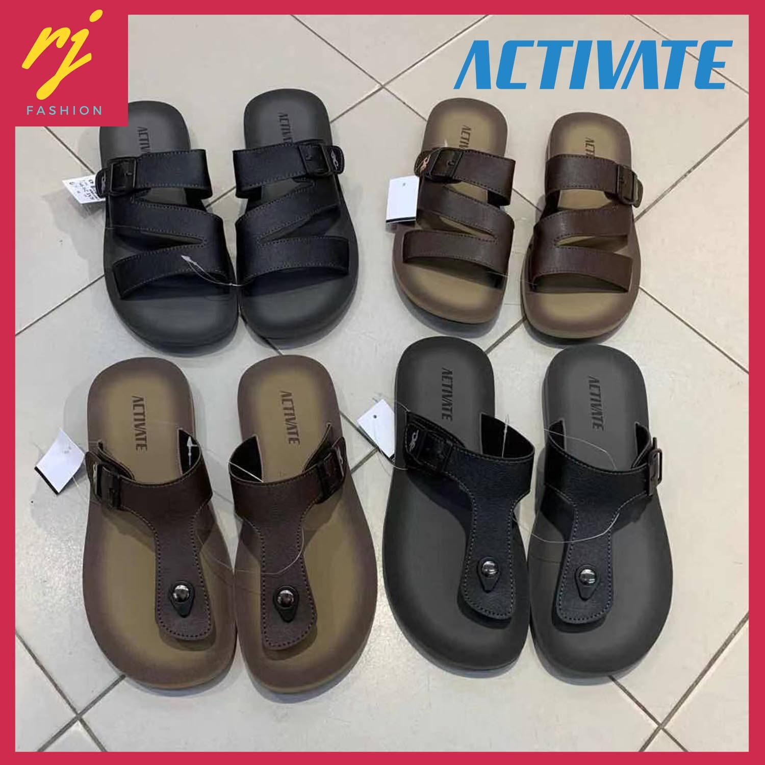 Activate Sandal Slipper Flip Flop kasut 