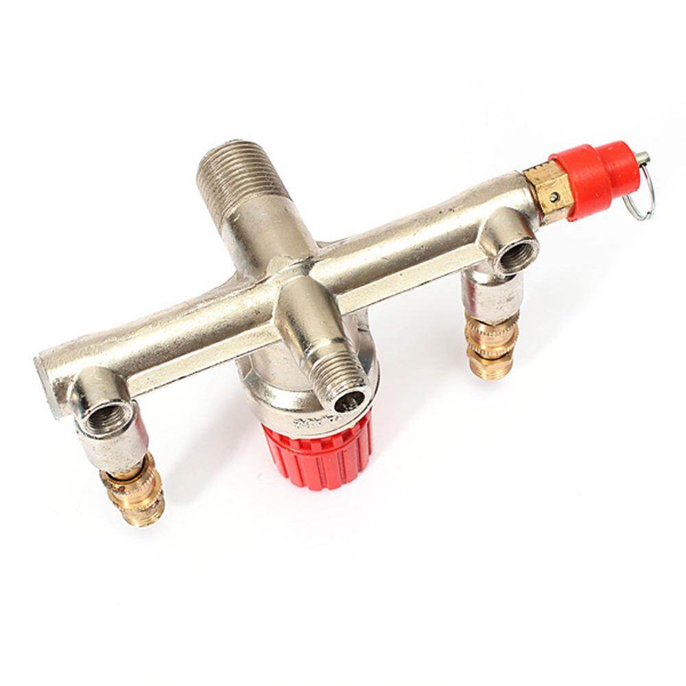 Comforhome 1PCS Aluminum Bracket Air Compressor Switch Bracket Air Pressure Regulator Valve Pump Parts Tool Set