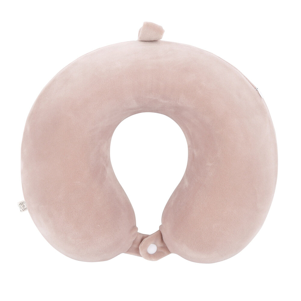 Solid Color Pillow Bamboo Pillow Logo Embroidered Pillow Travel Pillow Memory Foam Pillow Neck Support Pillow