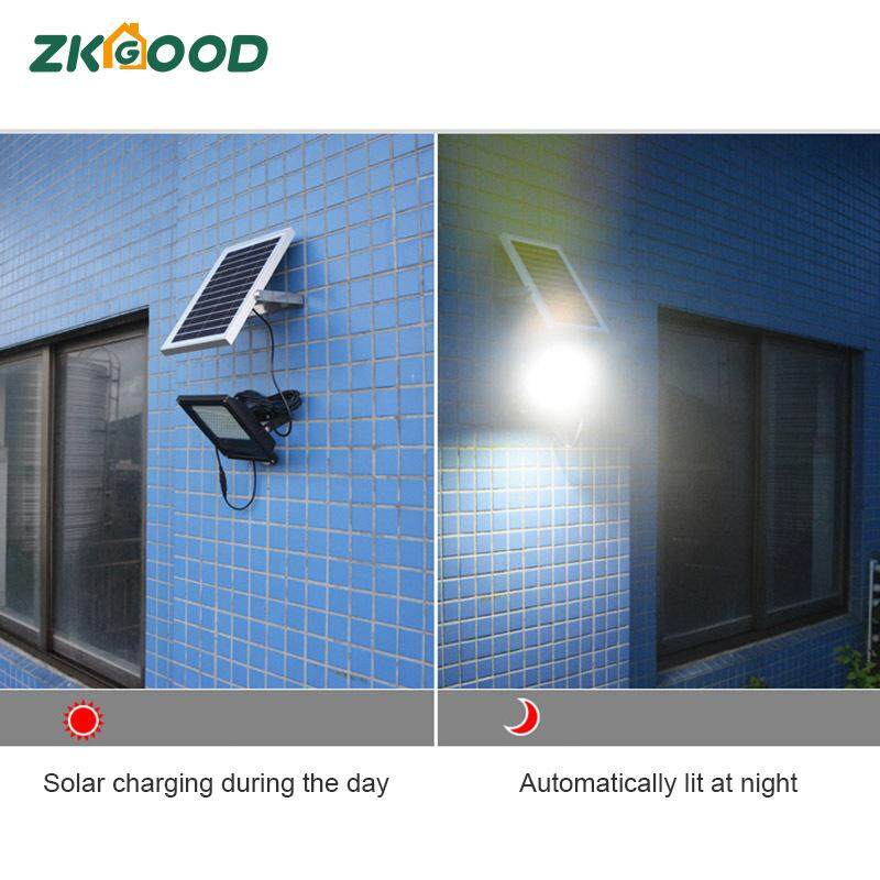 Zkgood 1 cái Chống Nước ĐÈN LED Chiếu Điểm Ngoài Trời Năng Lượng Mặt Trời Bãi Cỏ Đèn Sân Vườn