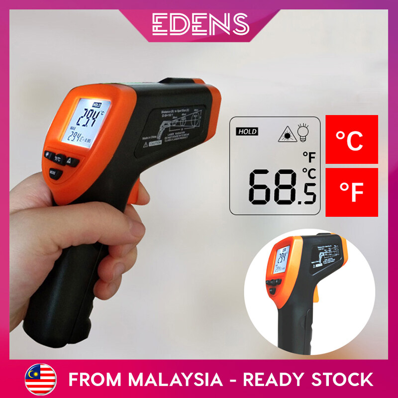 EDENS High Precision Infrared Thermometer Industrial Kitchen Oil Water