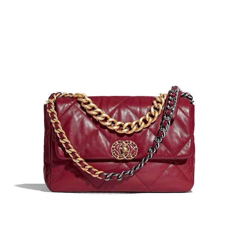 ○㍿▪ Small fragrance bag CK women's bag new 2020 fashion versatile European and American ins chain cloud bag Single Shoulder Messenger Bag