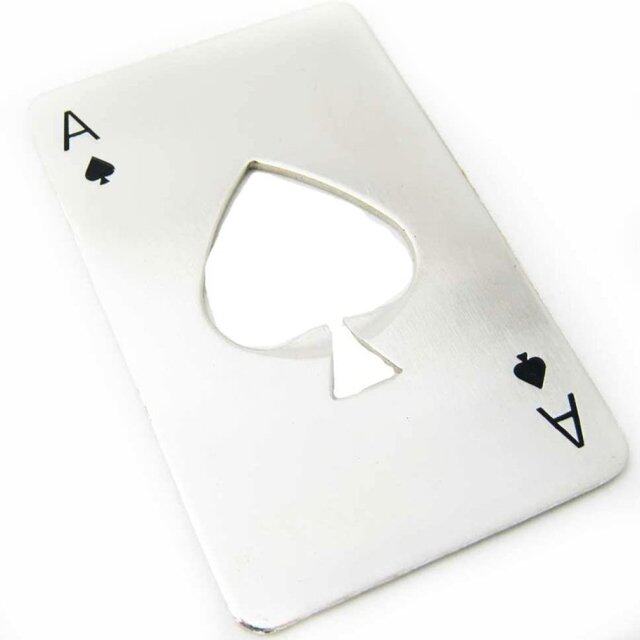 Poker Can Opener Credit Card Beer Bottle Opener Card Of Spades Bar