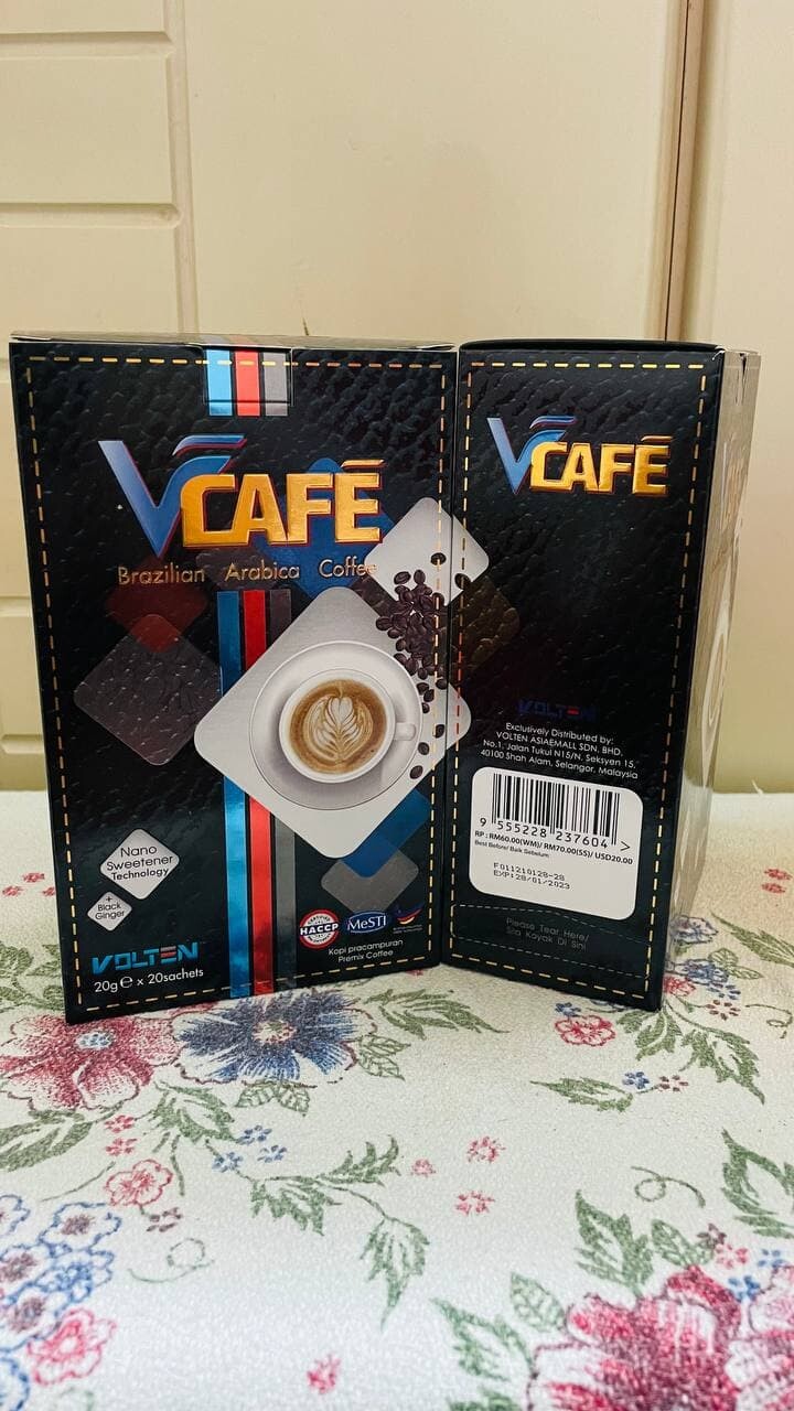 Volten Vcafe Coffee Halal 100 Original Lazada