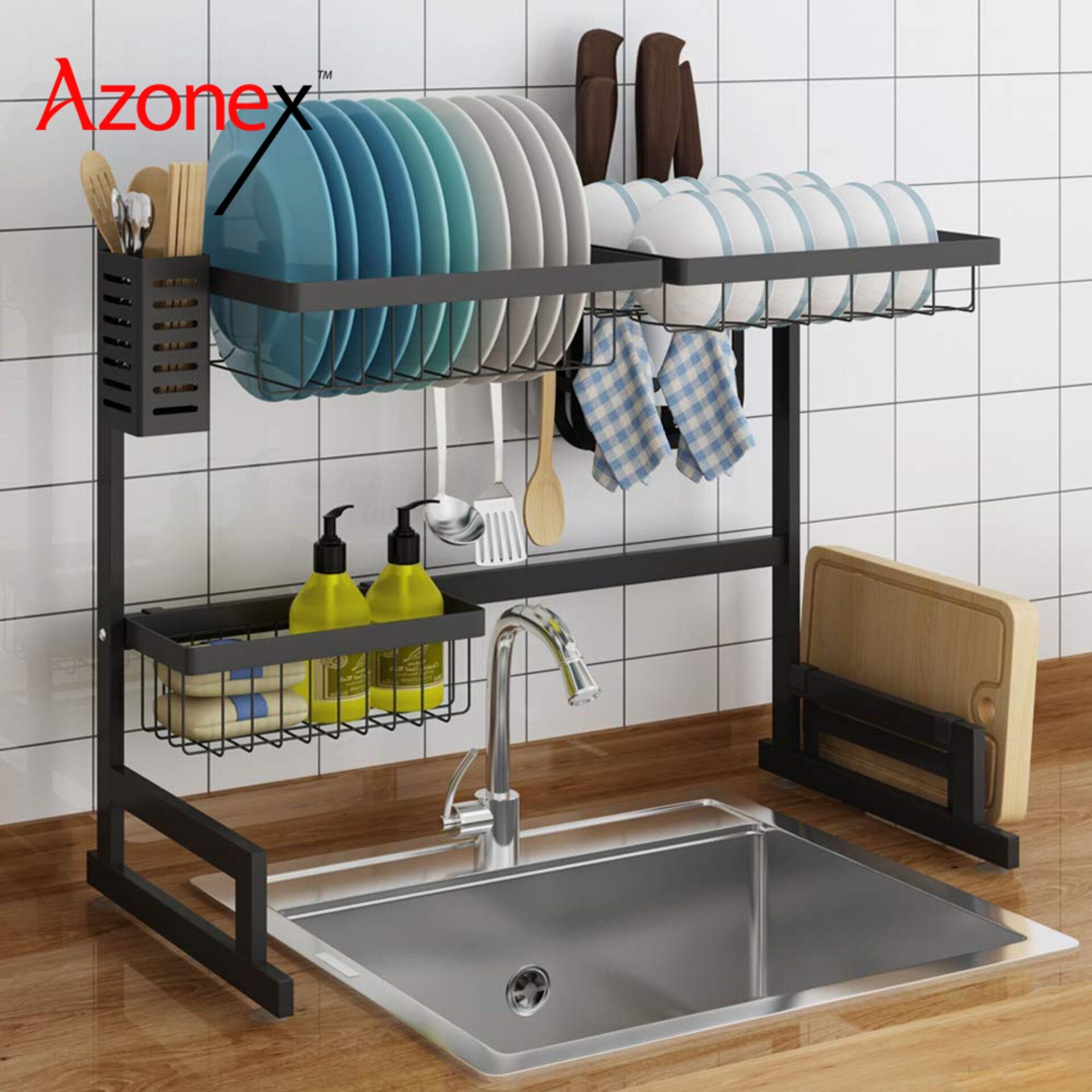 Rak Pinggan Stainless Steel Dish Rack High Quality Kitchen Rak Pinggan Stainless Steel Dish Rack