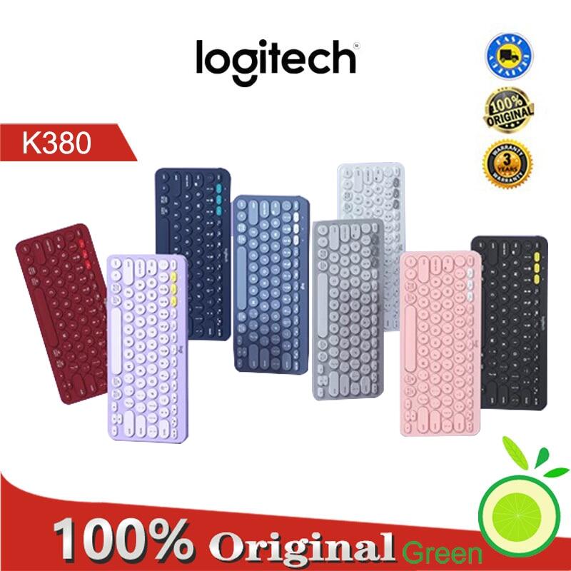 Logitech K380 Multi-Device Wireless Bluetooth Keyboard Tablet PC Laptop Portable Ultra-Thin Keyboards For Windows Android Ios