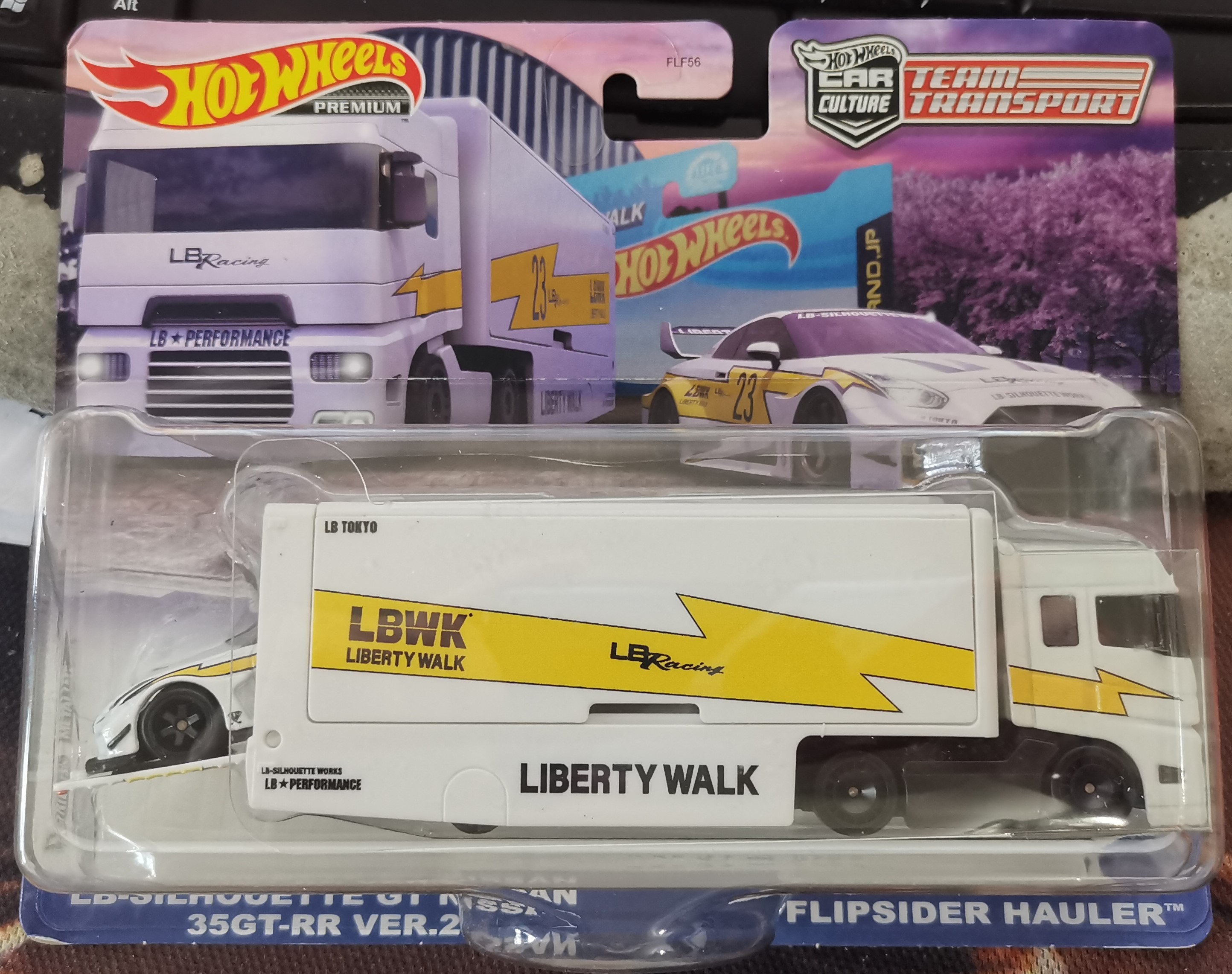 HOTWHEELS 2023 CAR CULTURE TEAM TRANSPORT LIBERTY WALK LBWK SILHOUTTE ...