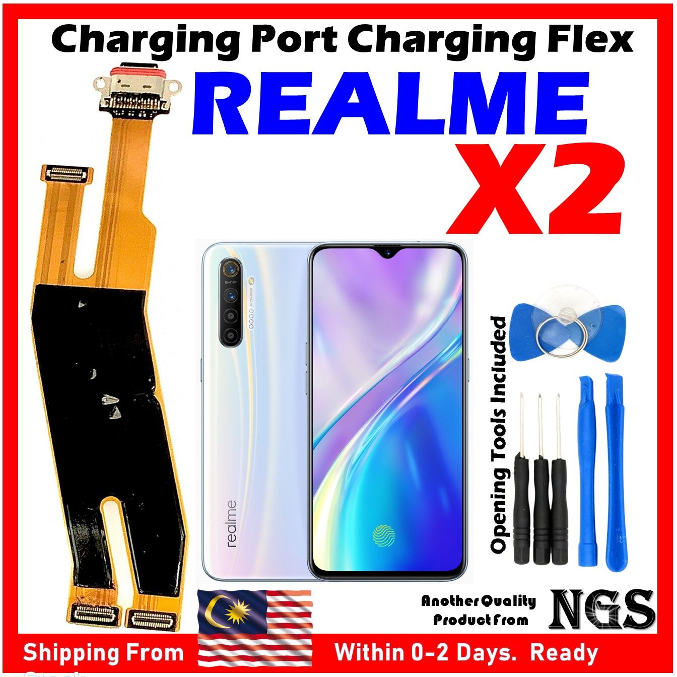 realme x2 charging port