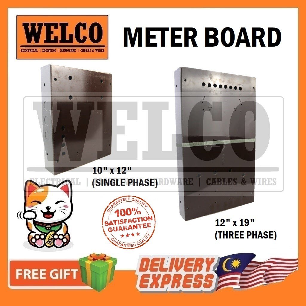 FIBER METER BOARD FOR TNB METER [SINGLE PHASE 10 X 12 & THREE PHASE 12