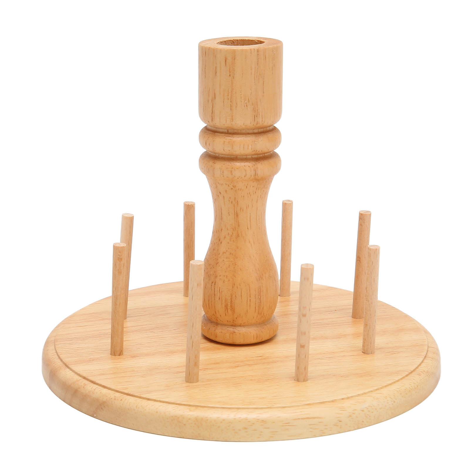 Thread Rack Holder Wooden Thread Holder 8 Spools for Embroidery