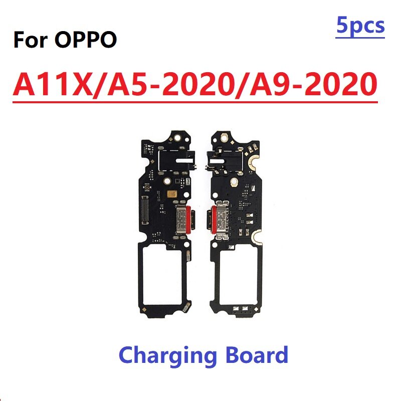 For oppo a5 a9 2020 a11x usb dock charger port charging plug flex cable microphone mic board headphone audio jack