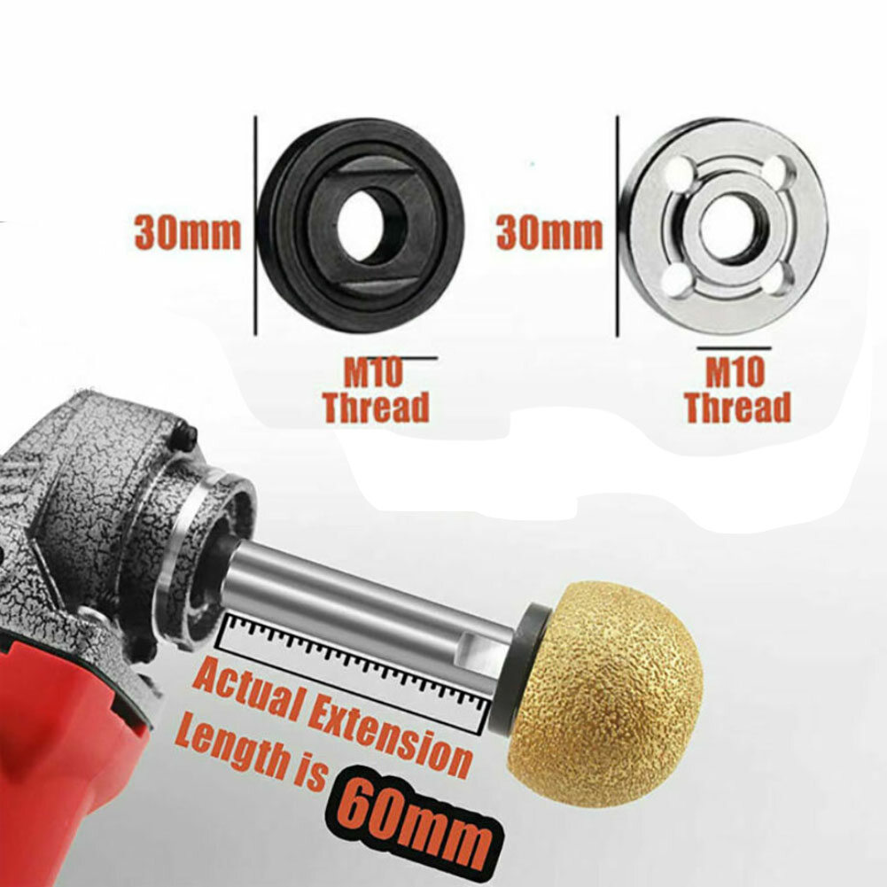 Modified type 125 Flange Nut For Angle grinder type 100 Thread replacement Inner Outer Practical Set