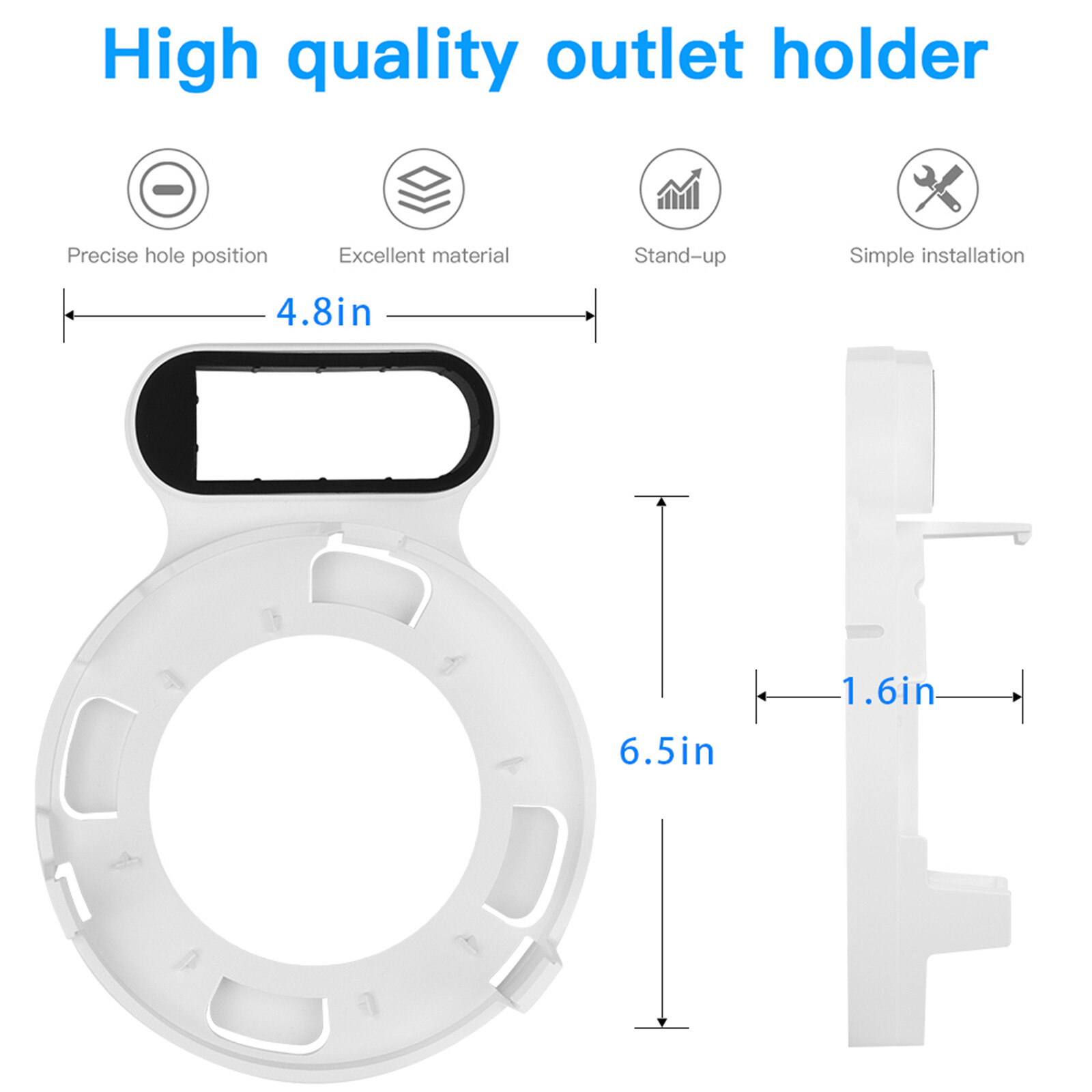 Giá Treo Tường Cho TP-Link Deco M5 Toàn Bộ Hệ Thống WiFi Lưới Gia Đình Giá Đỡ Chắc Chắn Tiết Kiệm Không Gian Bộ Định Tuyến TP-Link Cắm Vào Mà Không Có Dây Hoặc Ốc Vít Lộn Xộn