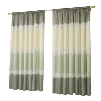 2pcs Simple Sheer Voile Tulle D For Living Bedroom Windows 2pcs Simple Sheer Voile Tulle D