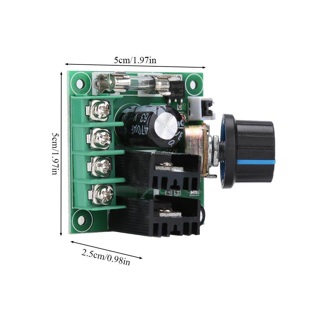 9V-50V 10A PWM DC Motor Governor High Power Stepless Variable Speed Controller