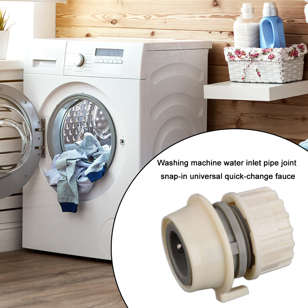 Washing Machine Snap Head Connector Fittings Water Pipe Buckle Joint Water Inlet Pipe Snap Joint