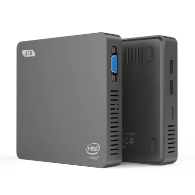 Intel Celeron J3160 Quad Core Windows 10 Mini PC with 4GB RAM 64GB ROM 2.4GHz/5.8GHz WiFi BT4.0 USB3.0 HDMI+VGA