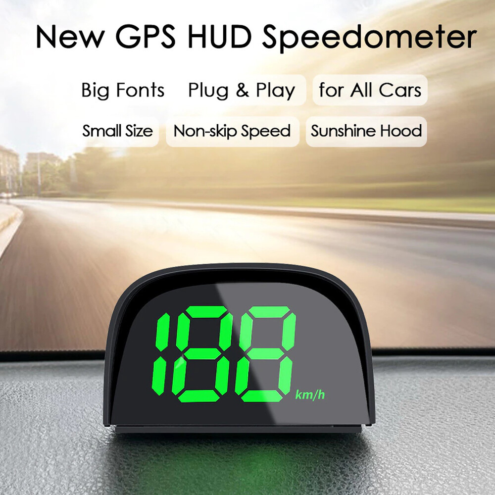 AUMOTOP Car Global Position System Speedometer Digital Display Speed Meter Car HeadUp Display