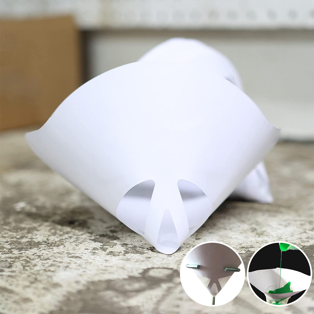 100 Cái Bộ Lọc Sơn Giấy Bộ Lọc Hình Nón Sơn Giấy Bộ Lọc Lưới Bộ Lọc Hình Nón Phễu Sơn 190 Micron