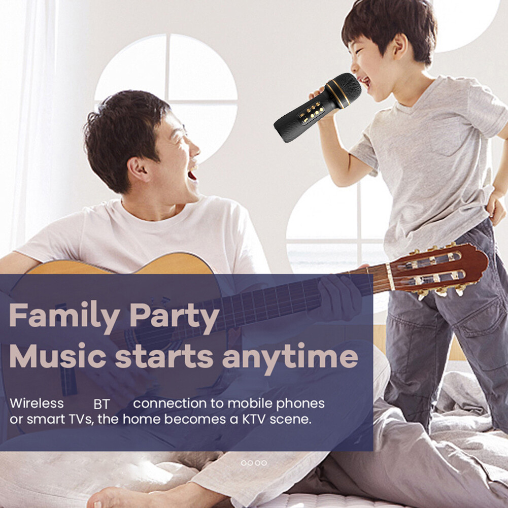 Micrô Không Dây Tương Thích Bluetooth WS-898 + FM + Loa Âm Thanh Thay Đổi Giọng Nói