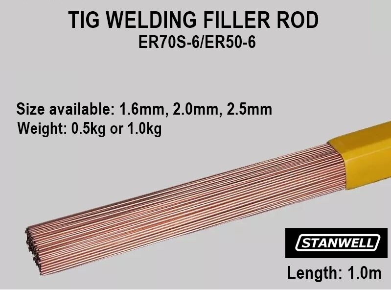 KUNWU ER70S-6 1/16" X 18" X 1 Lb Filler Rods And Mixed Tri-oxides (Purple, EWG) 5-Pack (1/16