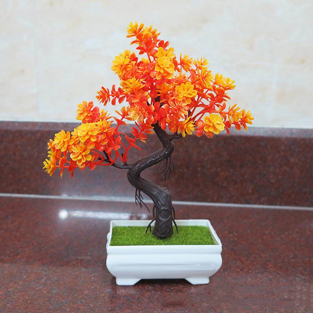 ⚘Chậu Cây Bonsai Nhân Tạo Rco, Mô Phỏng Cây Cảnh, Trang Trí Bàn, Giữa Bàn