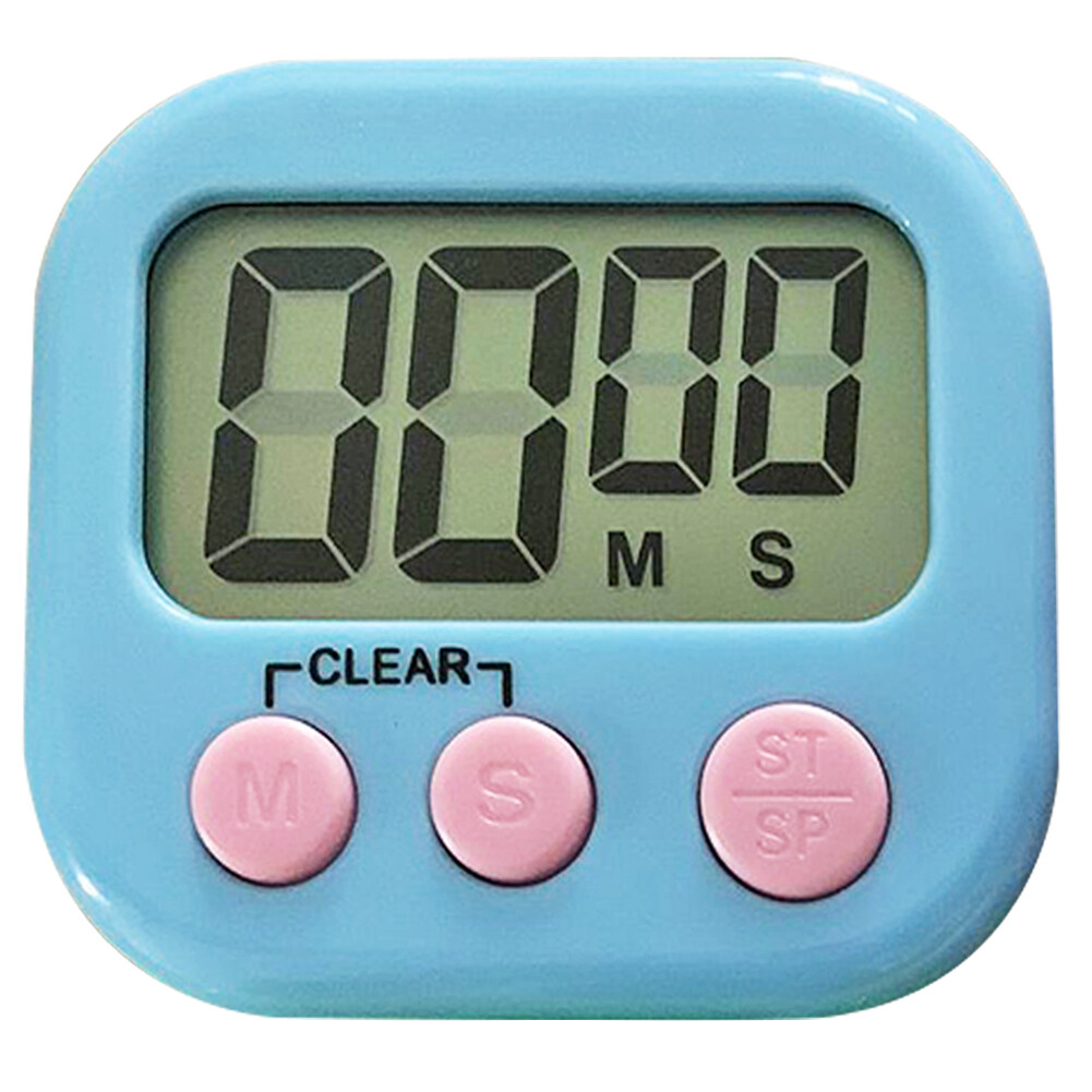 [Chinatera] Cute Mini LCD Electronic Digital Display Screen Timer Magnetic Kitchen Cooking Table Countdown Alarm Clock Stopwatch with Stand
