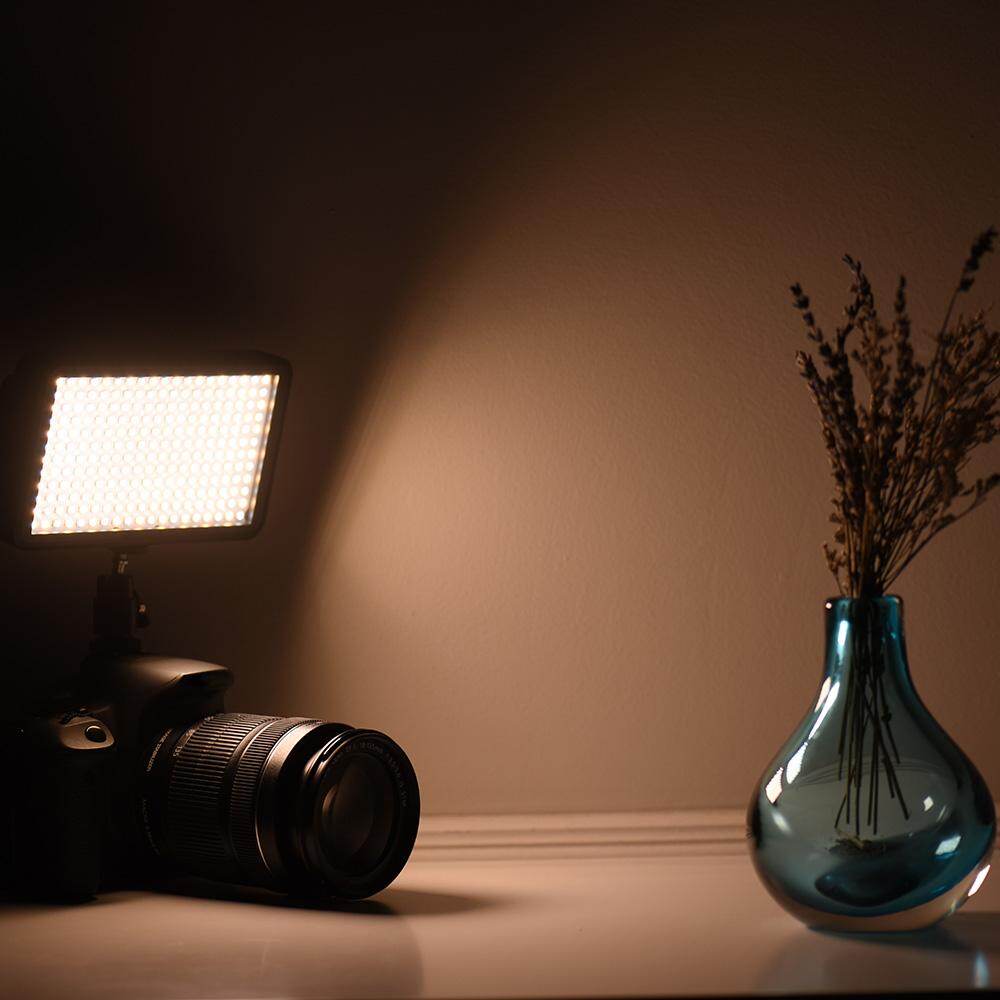 Andoer Siêu Mỏng 3200K/6000K Dimmable Studio Video Nhiếp Ảnh LED Light Bảng Điều Chỉnh Đèn 228 Cái Hạt Cho Canon Nikon DSLR Máy Ảnh DV Máy Quay Phim
