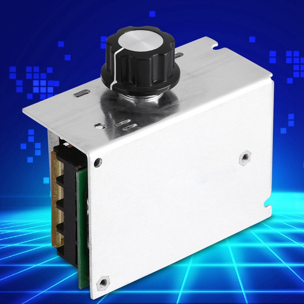 High Power 4000W AC 220V SCR Speed Controller Motor Electronic Voltage Regulator