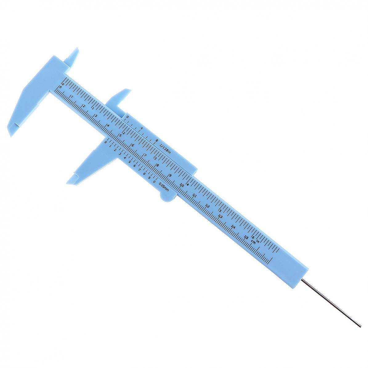0-150mm Double Scale Plastic Vernier Caliper with Mini Measurement Tool