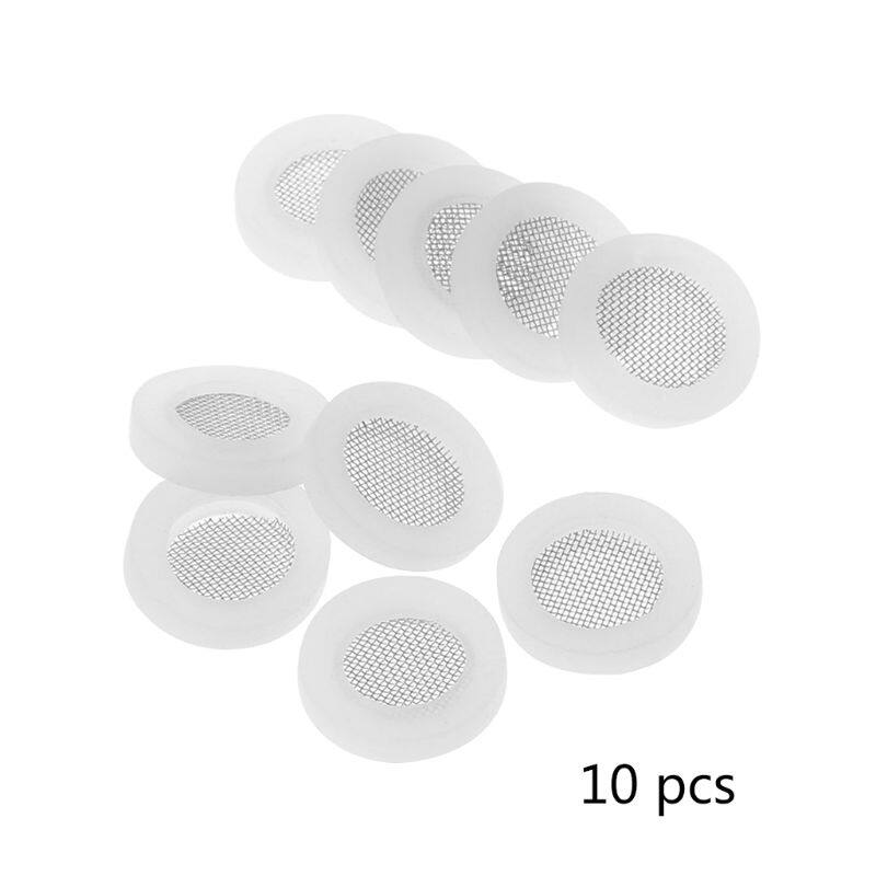 10pcs O Ring Rubber Gaskets With Net Hose Seal Washers For Shower Head Inlet Pipe