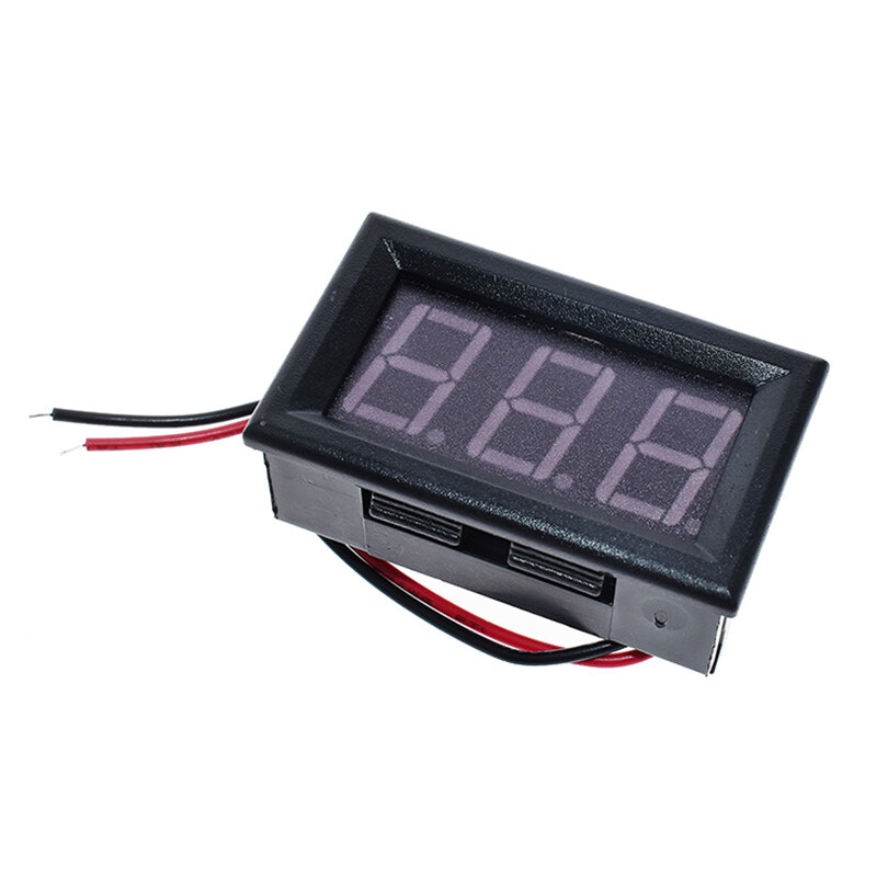 0.56 inch DC 4.5V-30V Digital DC Voltmeter LED Digital Voltage Meter with Reverse Connection Protection