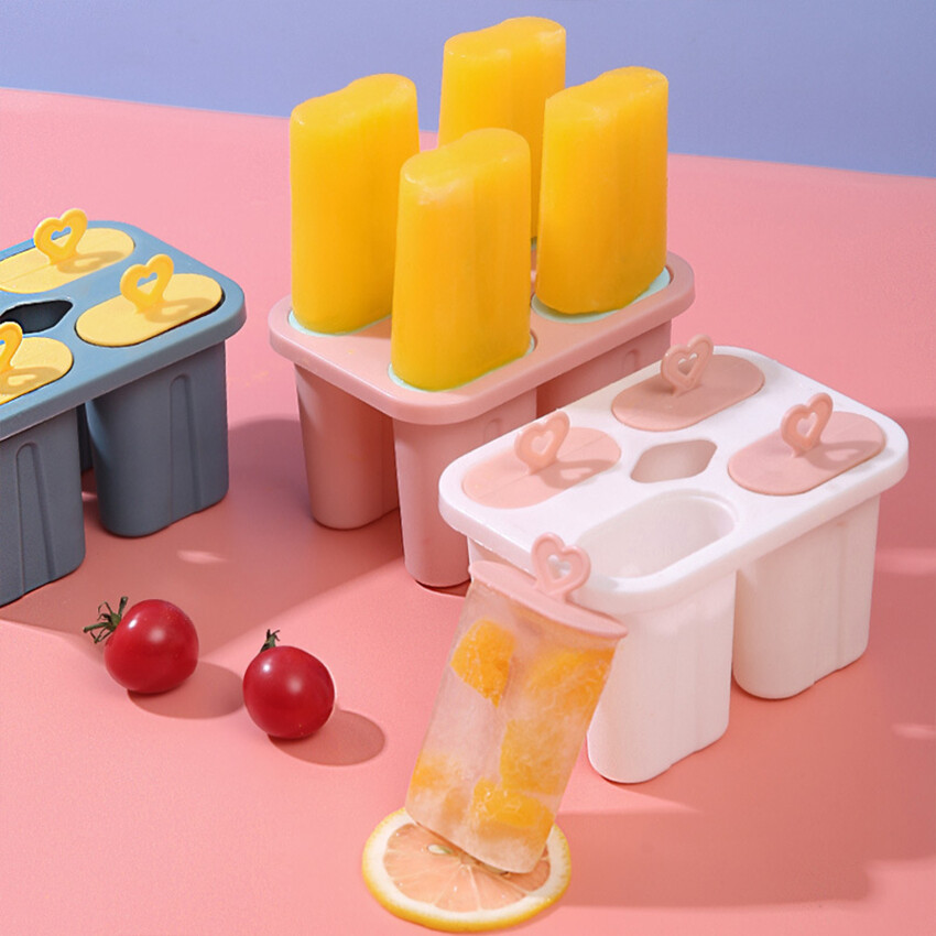 Silicone khuôn tạo đá hình que kem kem dụng cụ làm viên đá thanh tủ lạnh tự chế Stick dụng cụ phòng bếp