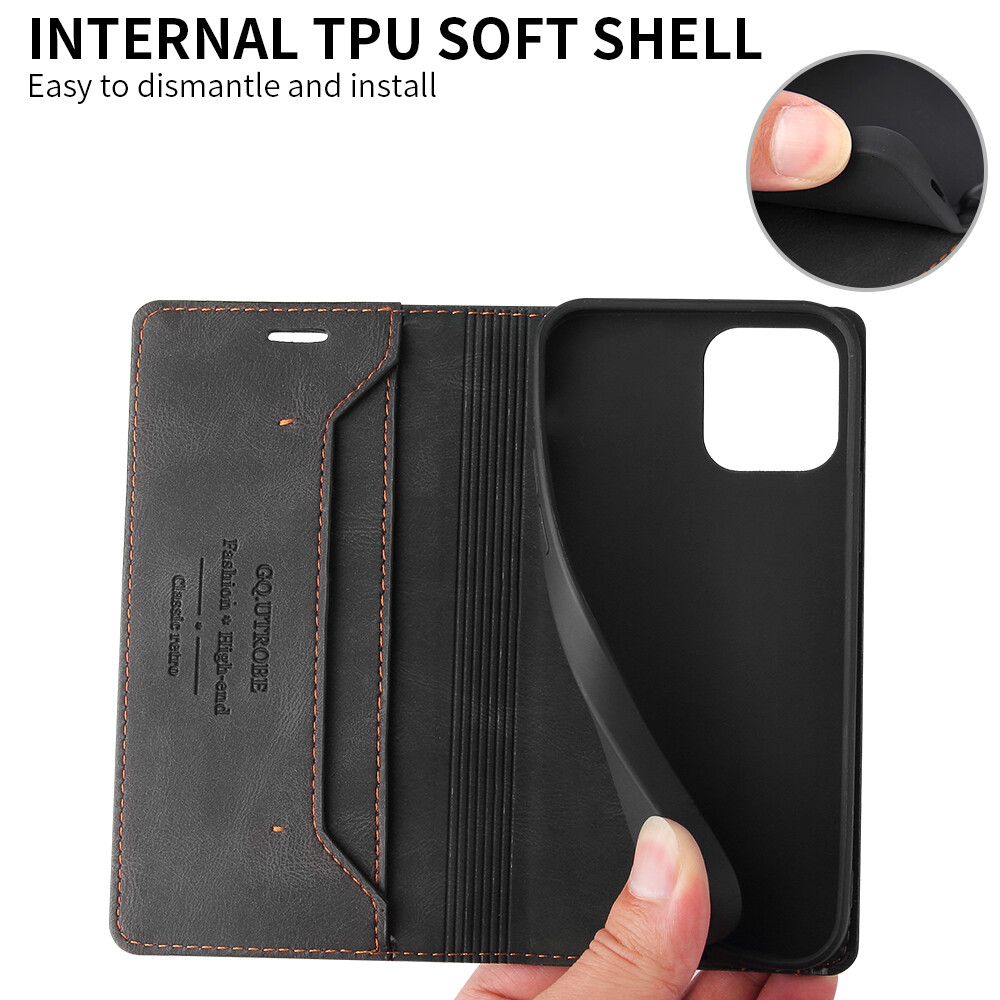 For Xiaomi Redmi Note 12 Pro Plus Note 11S Note 12 pro Plus Xiaomi 13 pro Case Leather Bag Protective Cover Flip Case Magne Card Slots Book Wallet Cover