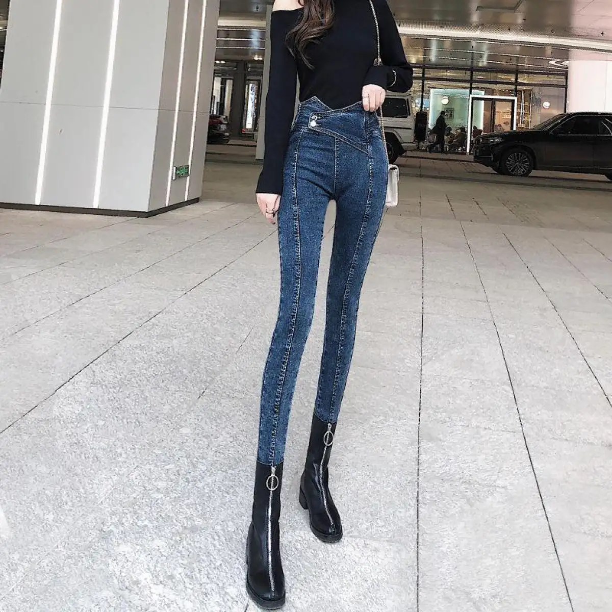 skinny jeans korean style