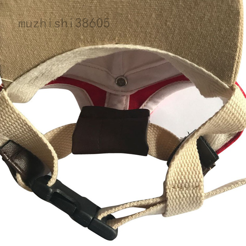Muzhishi38605 với ánh nắng mặt trời cho thú cưng thể thao đi bộ mũ dễ thương Mũ Phụ kiện ngoài trời Tai thoáng khí chó nhỏ bóng chày mùa hè Chihuahua cho