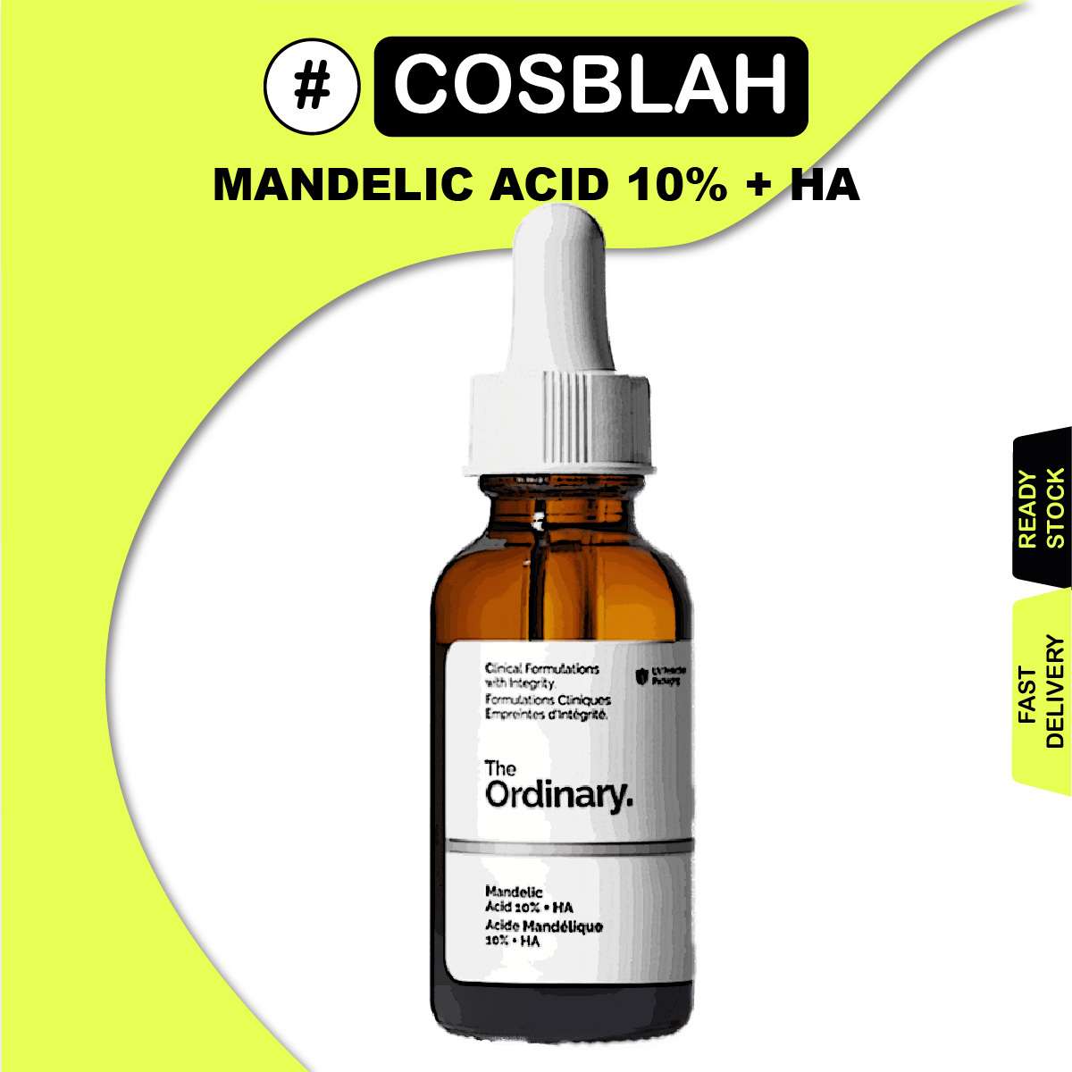 [THE ORDINARY] Axit Mandelic 10% + HA 30Ml