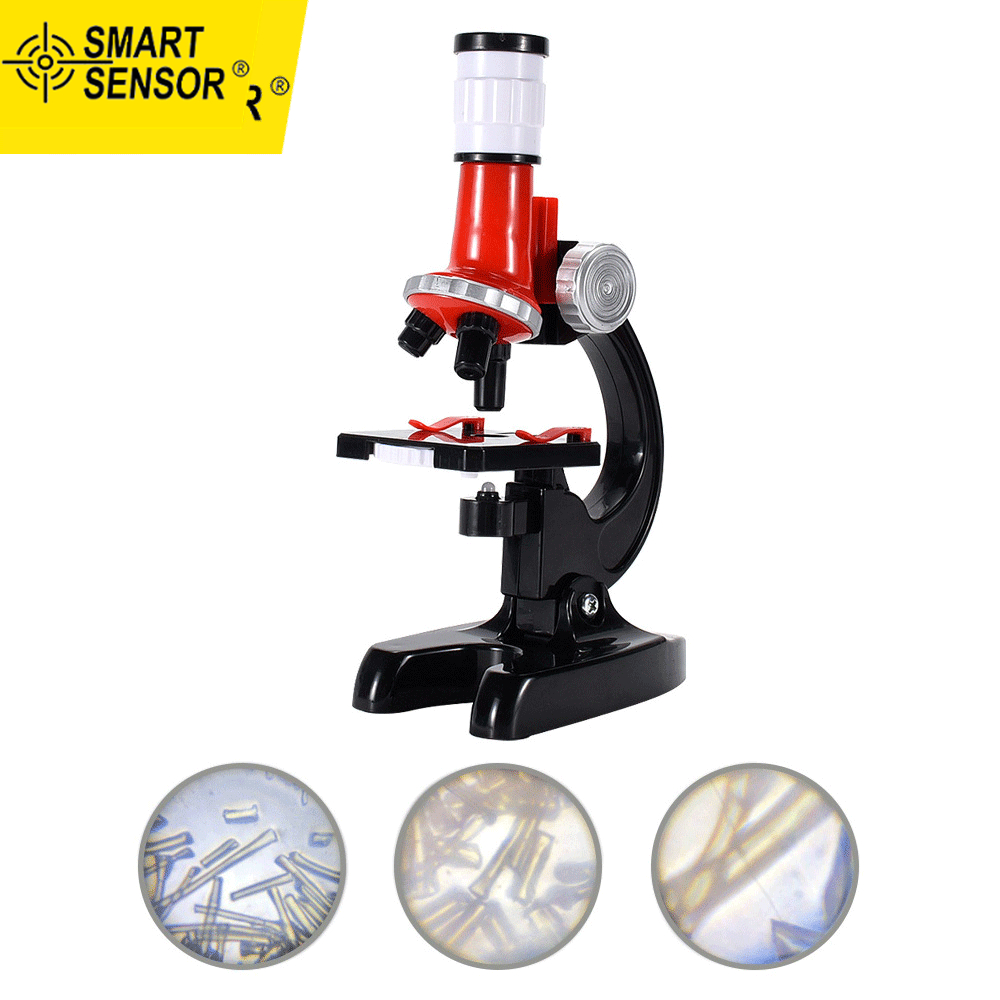 High Definition 1200 Times Microscope Toys Primary School Biological Science Experiment Equipment Children Educational Toys Microscope Kit